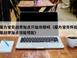 魔力宝贝战斧加点只加攻敏吗（魔力宝贝怀旧服战斧加点技能搭配）