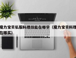 魔力宝物私服料理技能在哪学（魔力宝物料理在哪买）