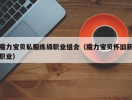 魔力宝物私服练级职业组合（魔力宝物怀旧新职业）